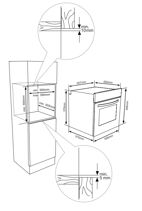 Cuptor Heinner HBO-V659GCD-IX (cuptor Incorporabil Heinner HBO-V659GCD-IX)