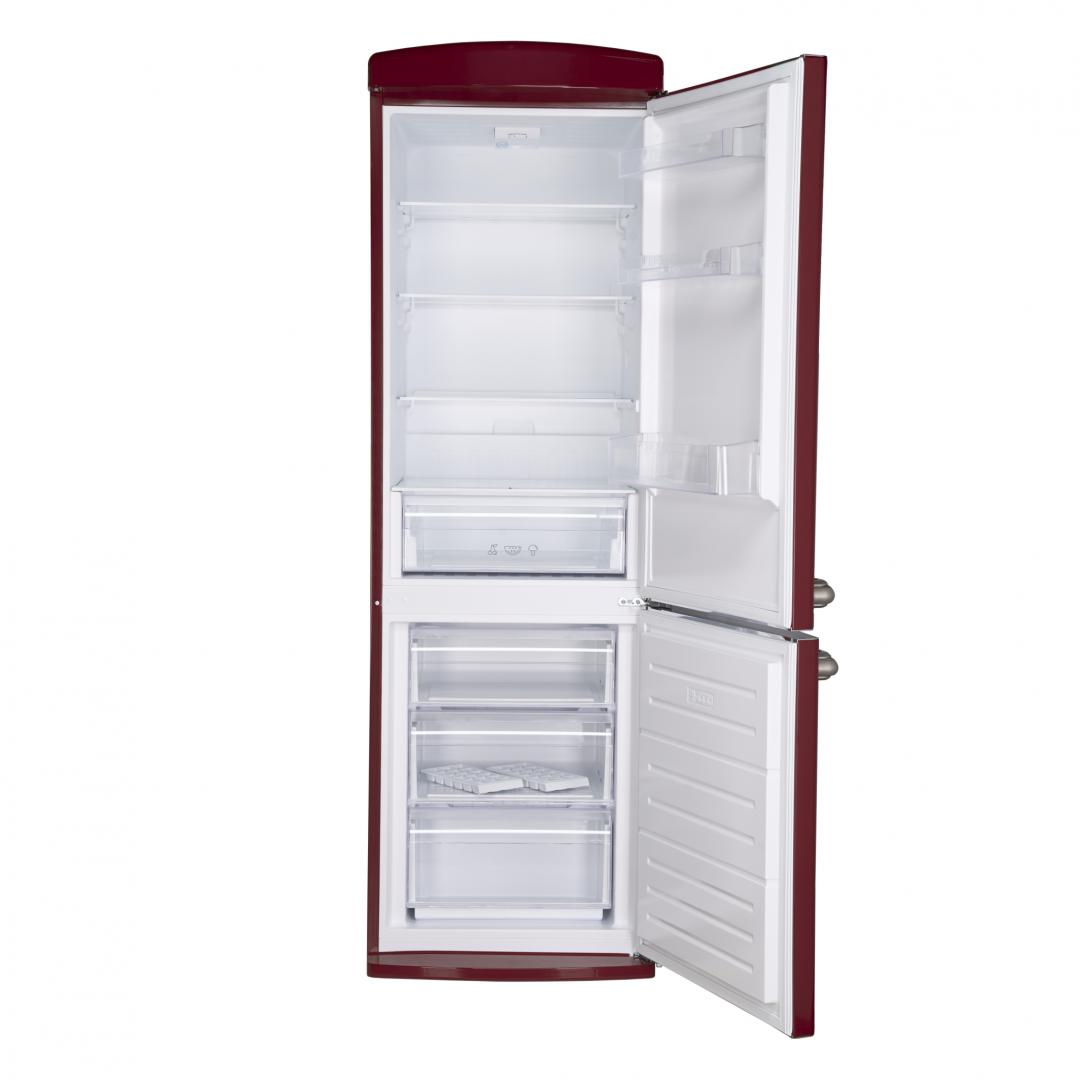 Combina frigorifica FRAM FC-VRR340BDF+, 340 l, Clasa: F, Burgundy