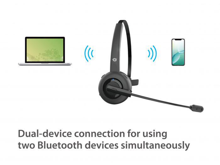 Conceptronic Headset POLONA03BD (Casti Mono-casca Conceptronic POLONA03BD)