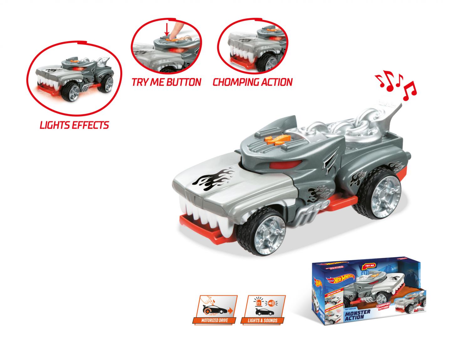 Mondo MASINUTA HW MONSTER ACTION-HOTWEILER