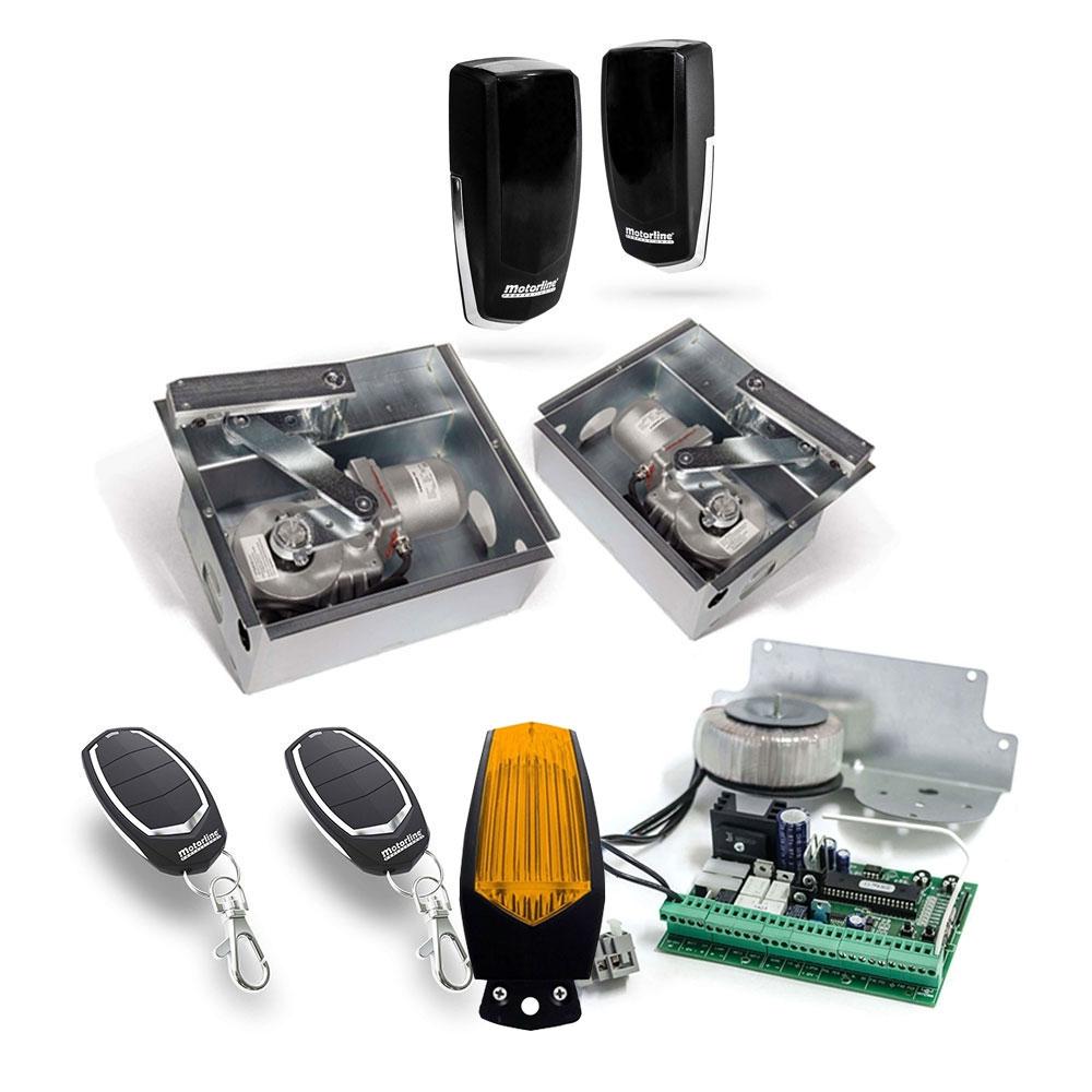 Kit Motorline SUBWING724 2.5M 500KG 50W (Kit automatizare poarta batanta Motorline SUBWING724)
