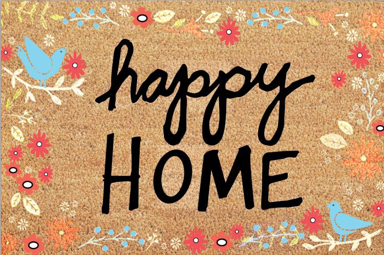 Heinner COVORAS INTRARE 60X40CM, HAPPY