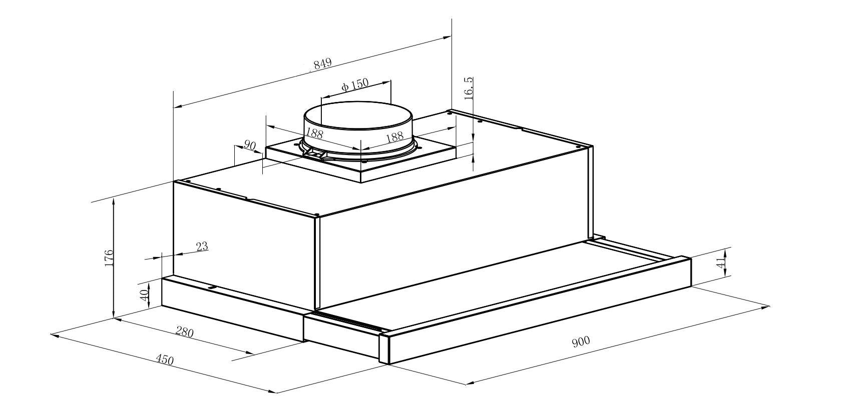 RESIGILAT | HOTA TELESCOPICA HEINNER HTCH-490GBK - imagine 2 - RESIGILAT