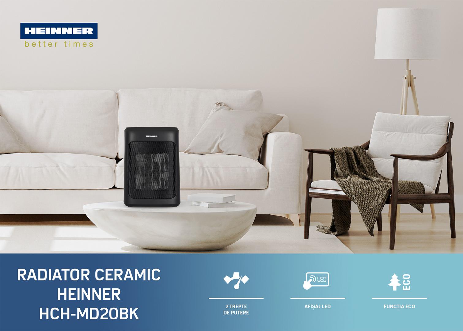 RADIATOR CERAMIC HEINNER HCH-MD20BK
