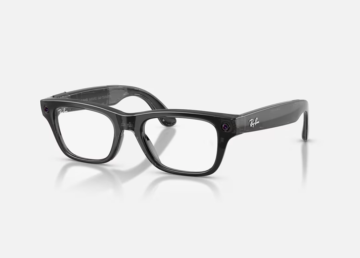 RayBan Meta Blayzer Optics St Bk/Demo G2 (Ray-Ban Meta Blayzer Optics Gen 2 AI Glasses Shiny Transparent Black/Demo)