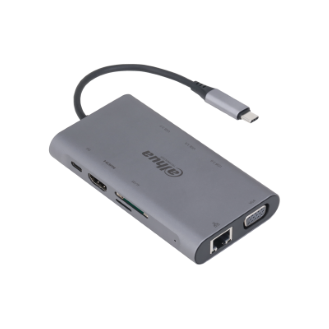 Dahua 9 in 1 TYPE-C To HDMI, Usb,vga,tf (Hub USB Dahua 9 in 1 USB 3.1 Type-C Docking Station)