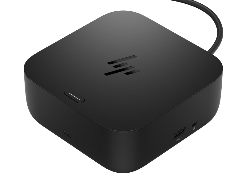 HP USB-C Dock G6 100W, Porturi: 2x USB Type-C (data & 15W USB Power Delivery)/ 1x USB Type-A 10Gbs/ 2x USB Type-A 5Gbs/ 2x DisplayPort 1.4/ 1x RJ-45/ 1x HDMI 2.1, Dimensiuni: 12.1 x 12.1 x 5.1 cm, Greutate: 0.68Kg, 3yw