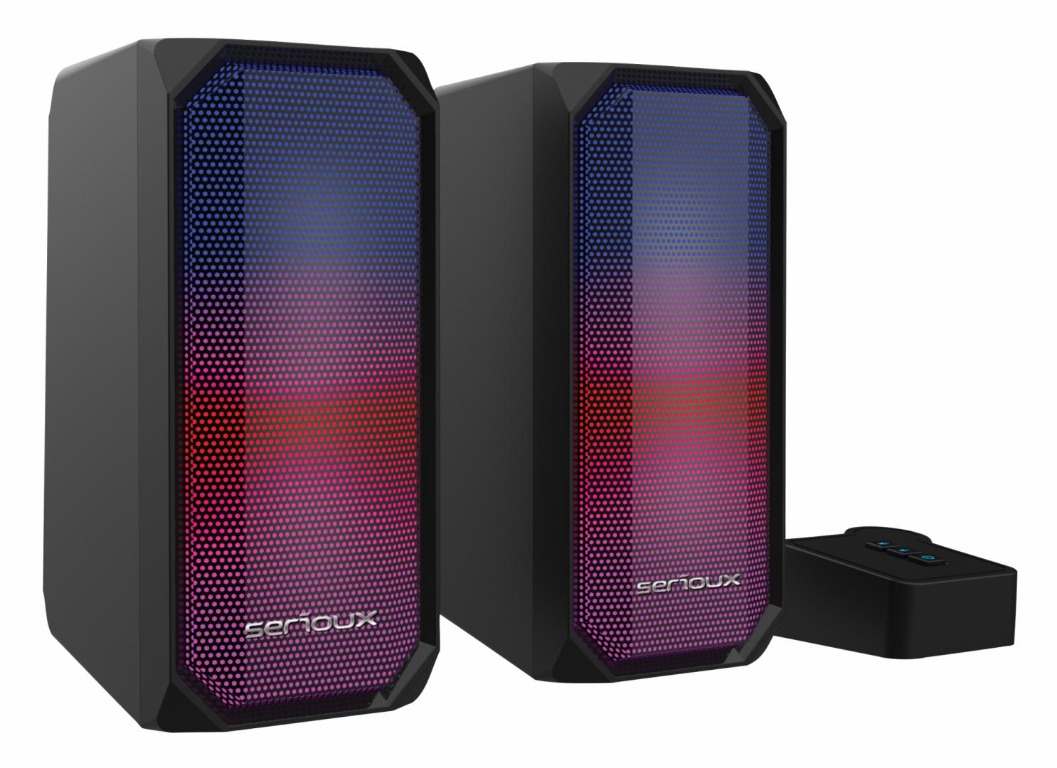 BOXE GAMING 2.0 SERIOUX X522 RGB