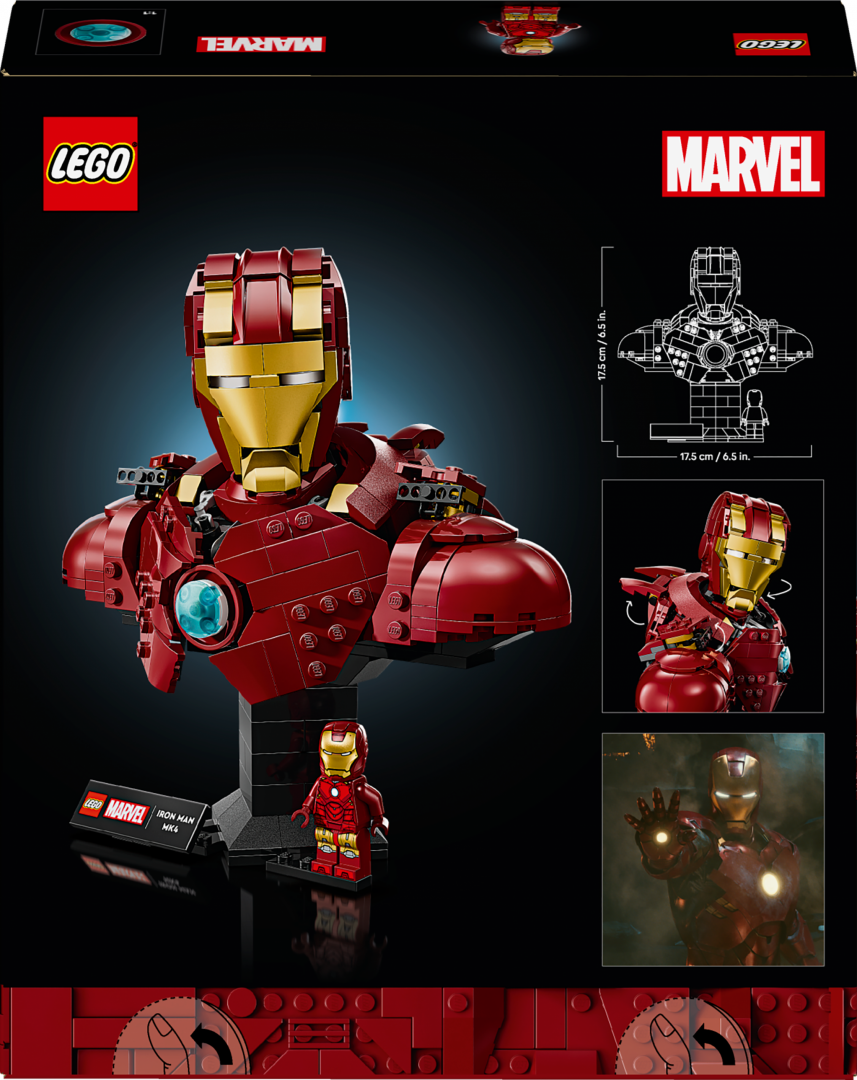 BUST IRON MAN LEGO76327