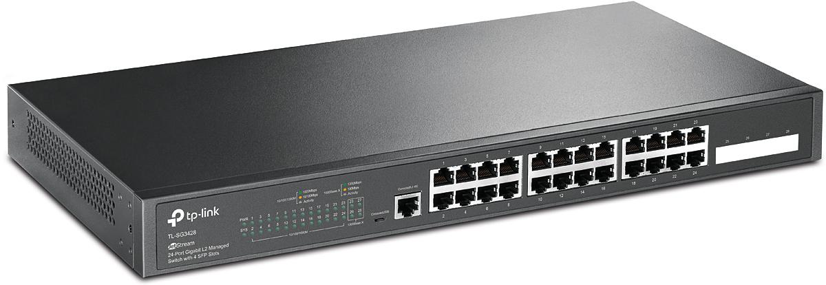 TP-Link TPL SW 24P-GB 4 SFP L2 MANAGED