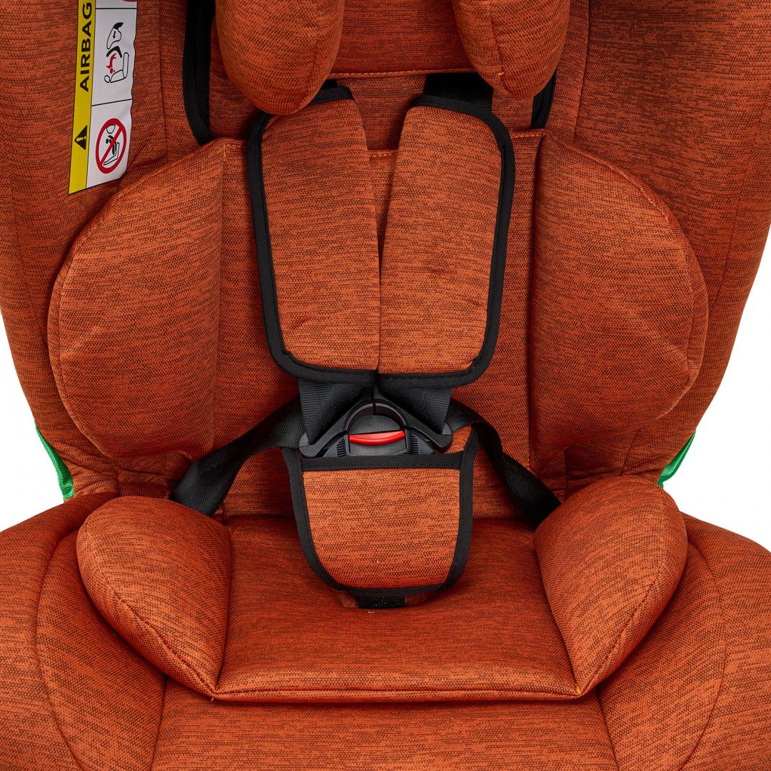 RESIGILAT | Scaun auto 40-150 cm , rear facing / forward facing , rotativ 360 grade , 5 pozitii de ajustare pe spate , 10 pozitii de ajustare a tetierei pe inaltime, Caramiziu, U-Grow - imagine 6 - RESIGILAT