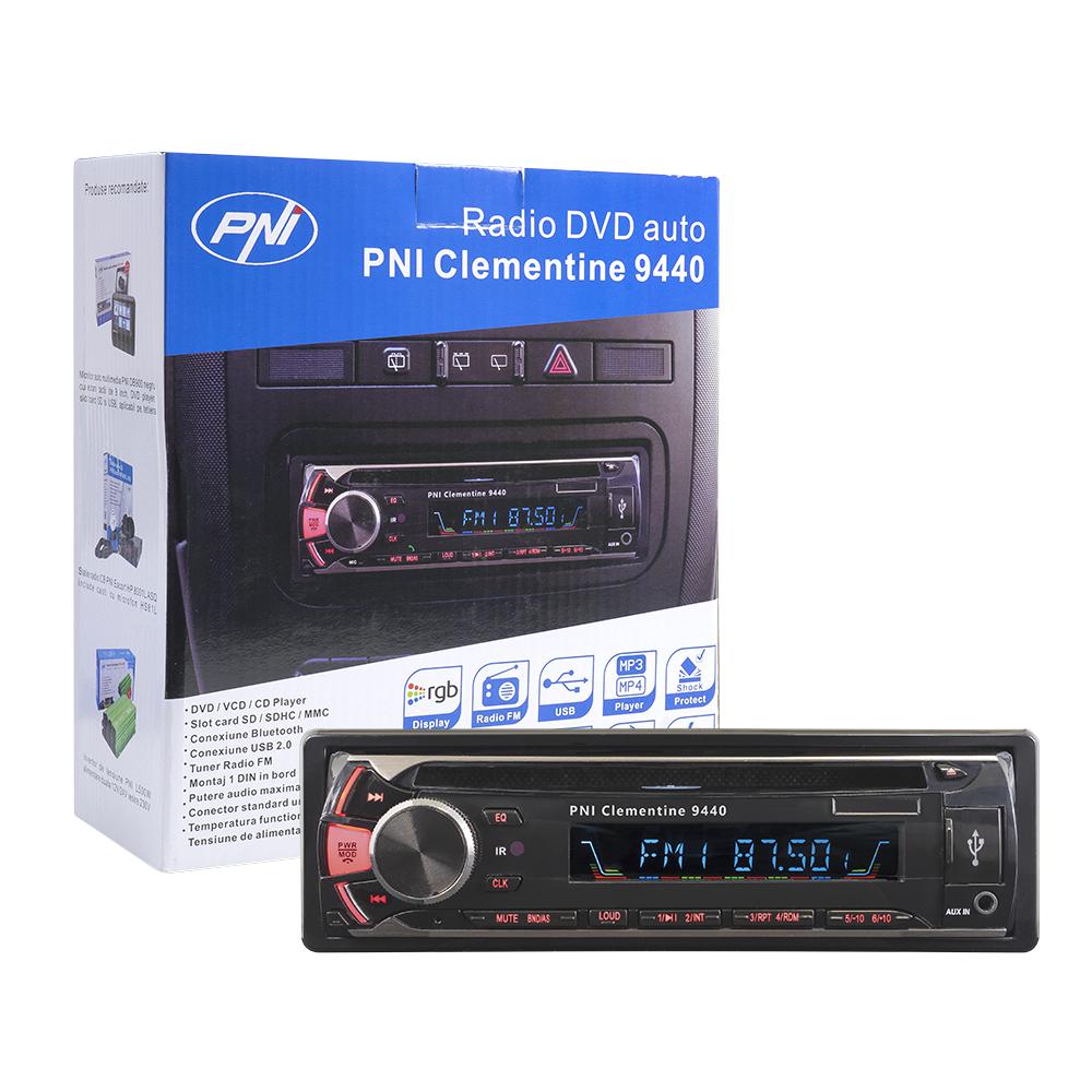 Pni Dvd Player Auto 1din 9440 (Radio Dvd auto Pni Clementine 9440 1 din radio FM)