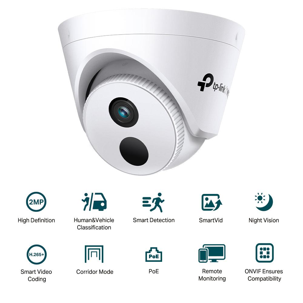 TP-LINK VIGI 2MP TURRET NTW CAMERA 4MM