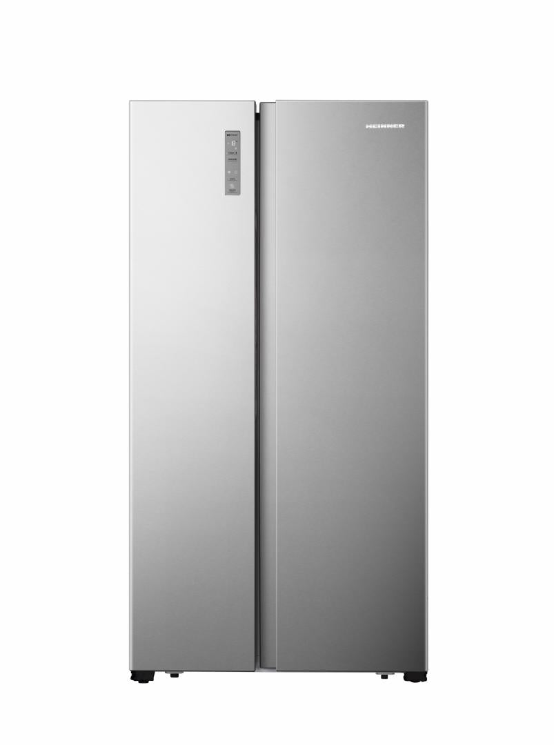 Side by Side HEINNER HSBS-520NFXF+, No Frost, 519 L, Clasa F, Aspect Inox