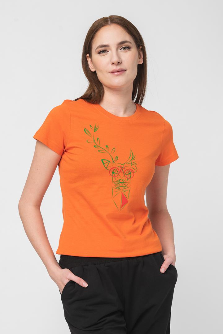 Pegas TRICOU  CERB FAMILIE FEMEI ORANGE-S