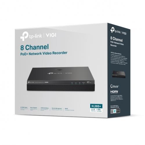 TP-Link TPL VIGI 8 CH POE+ NW VIDEO RECORDER