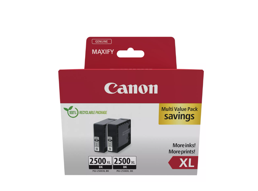 Canon PGI-2500XL Black 2-PACK Ink (Cartus Canon PGI-2500XL Black 2-PACK)