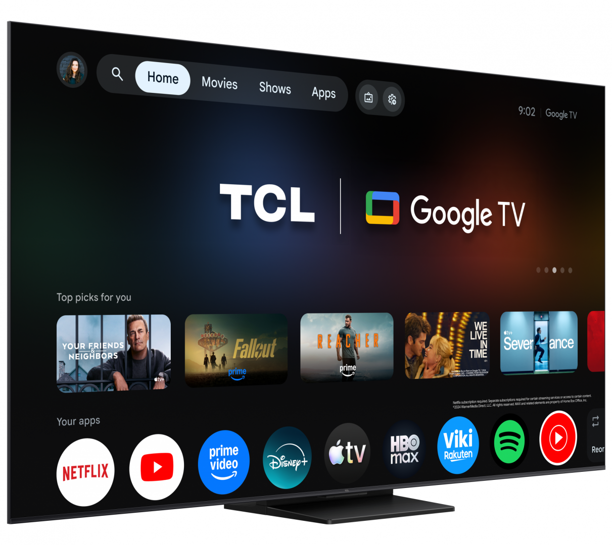 QD-MiniLED TV 55''(138 cm) TCL MQLED75L