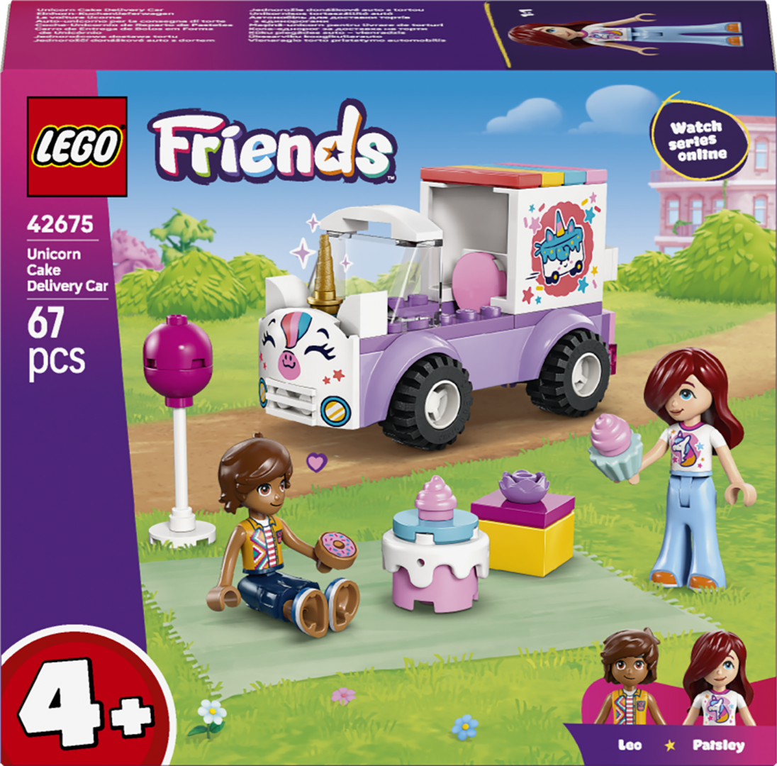 MASINA-UNICORN Pt. Livr. Tort LEGO42675 (MASINA-UNICORN pentru Livrare de Torturi LEGO42675)