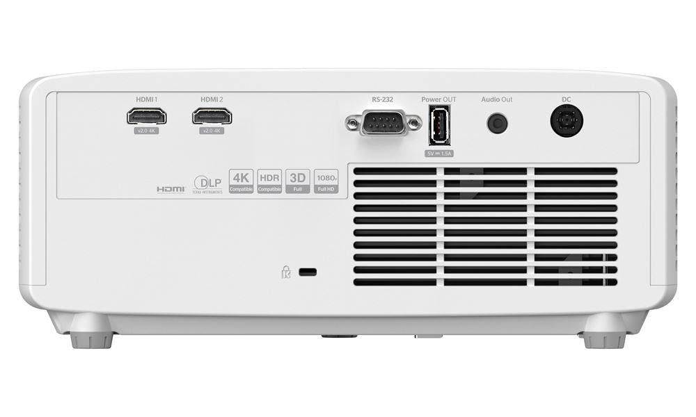 Videoproiector Optoma ZH350, DLP laser FHD 1920*1080, 3.600 lumeni, 2.000.000:1, 16:9/ 4:3, 30.000 ore, distanta maxima de proiectie 10 m, dimensiune maxima imagine 7.62 m/ 300", 2* HDMI, USB-A power 1.5A, RS232, audio out, 27-32 dB, boxa 15W, 3D, Securit