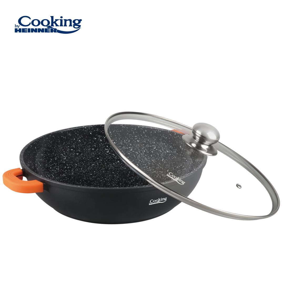 Heinner CRATITA ALUM+CAP 32X8.5CM,5.5L,DARK LINE