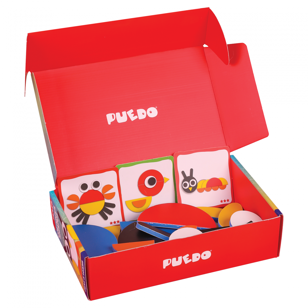 Puedo Toys JOC FORME COLORATE, 29 PIESE