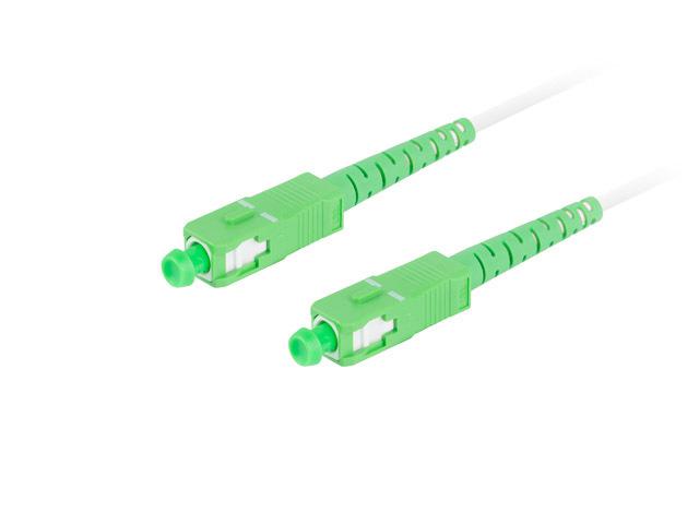 Lanberg Patch cord fibră 5 m LSZH G657A2 alb