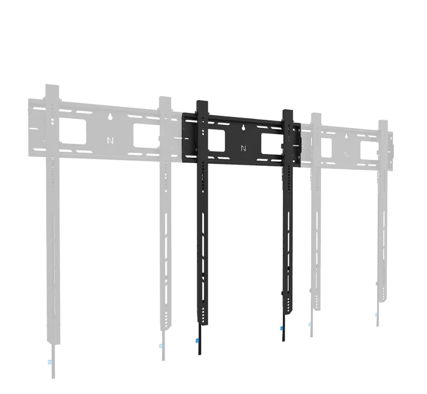 Suport perete Neomounts heavy duty, pentru display-uri interactive si ecrane grele de pana la  50-98, sistem de prindere VESA 500x800, greutate maxima suportata 100kg, fix, montare tip portrait, distanta fata de perete 4.2cm, cu sistem ce permite prindere