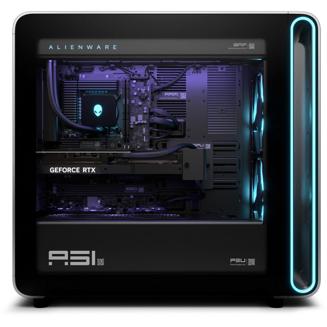 Aw AREA51 U9-285K 64 1 2 RTX5080 W11P (Desktop Gaming Dell Alienware Area-51 AAT2250 cu procesor Intel Core Ultra 9...)