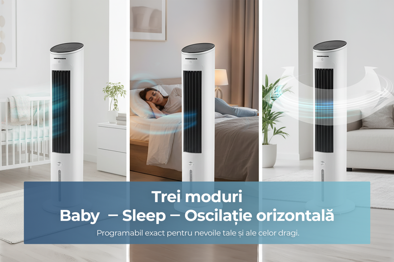 VENTILATOR CU EFECT DE RACIRE PRIN EVAPORARE HEINNER HACLP-MD43WH