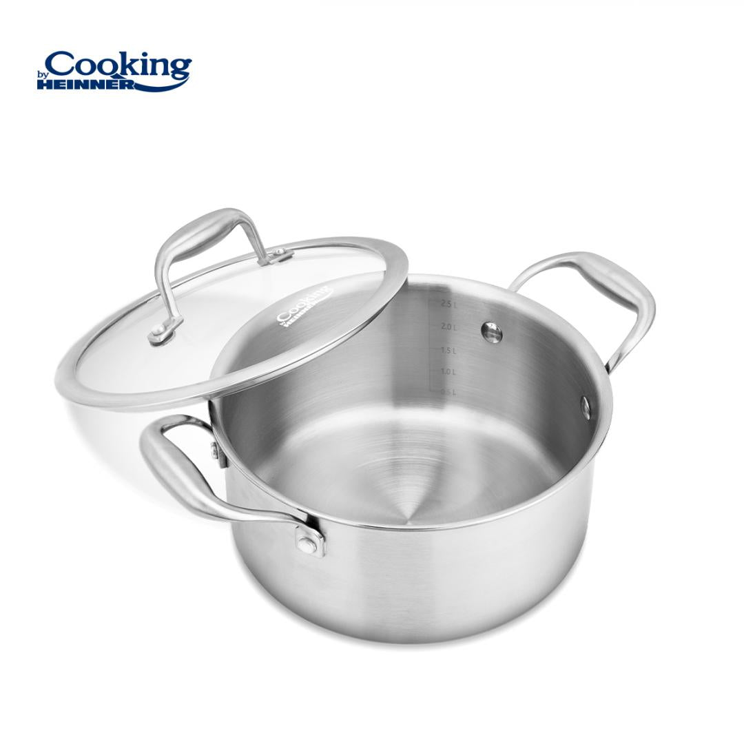 Heinner SEMIOALA INOX+CAPAC 20x10CM,2.8L,ATOMIC3
