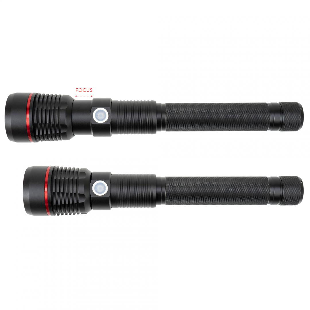 Pni Lanterna LED Aluminiu 1500LM 4400MAH (Lanterna Pni Adventure F450 din aluminiu cu focus si functie Boost)