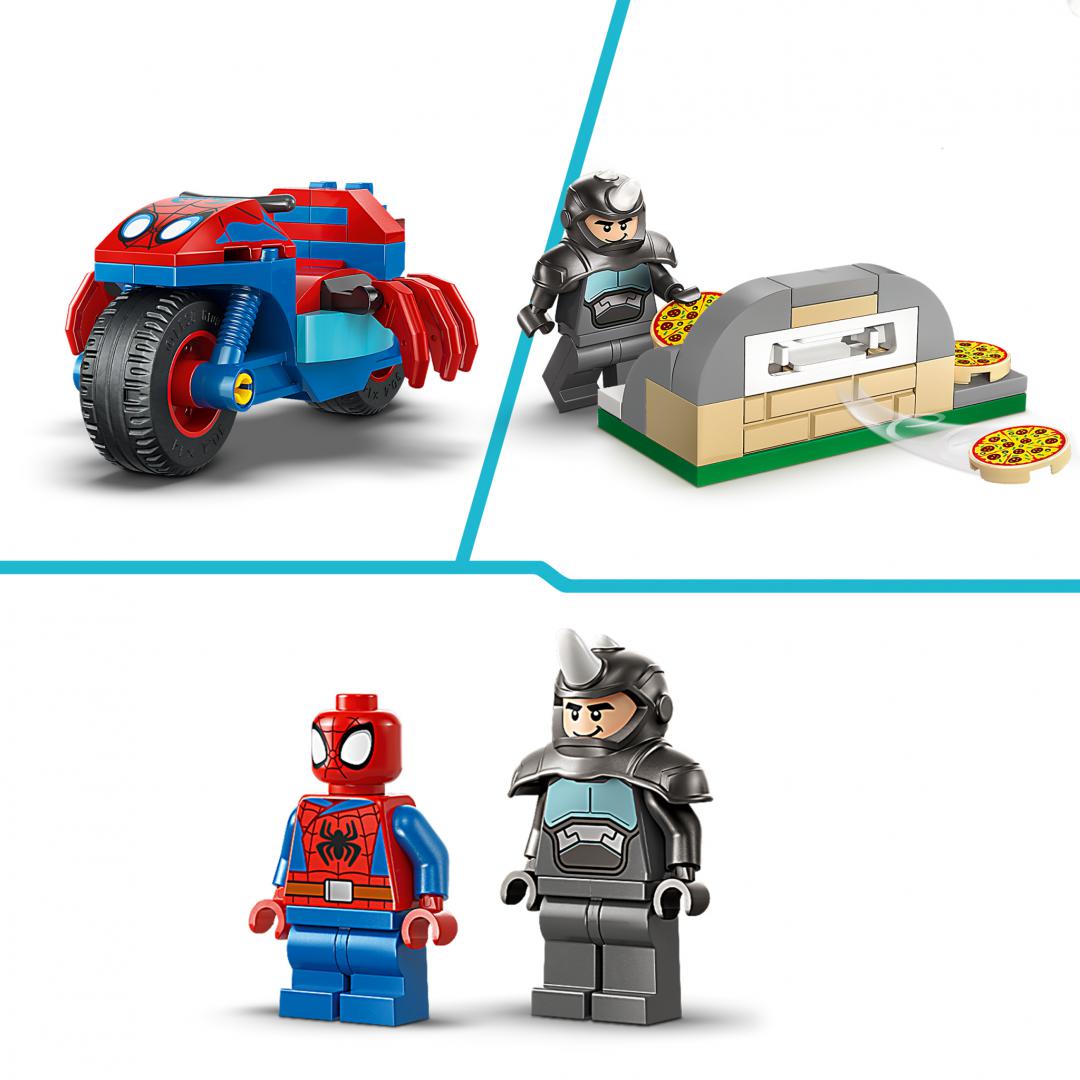 Spidey pe Moto. Vs Rhino  LEGO11206 (spidey pe Motocicleta Vs Rhino  LEGO11206)