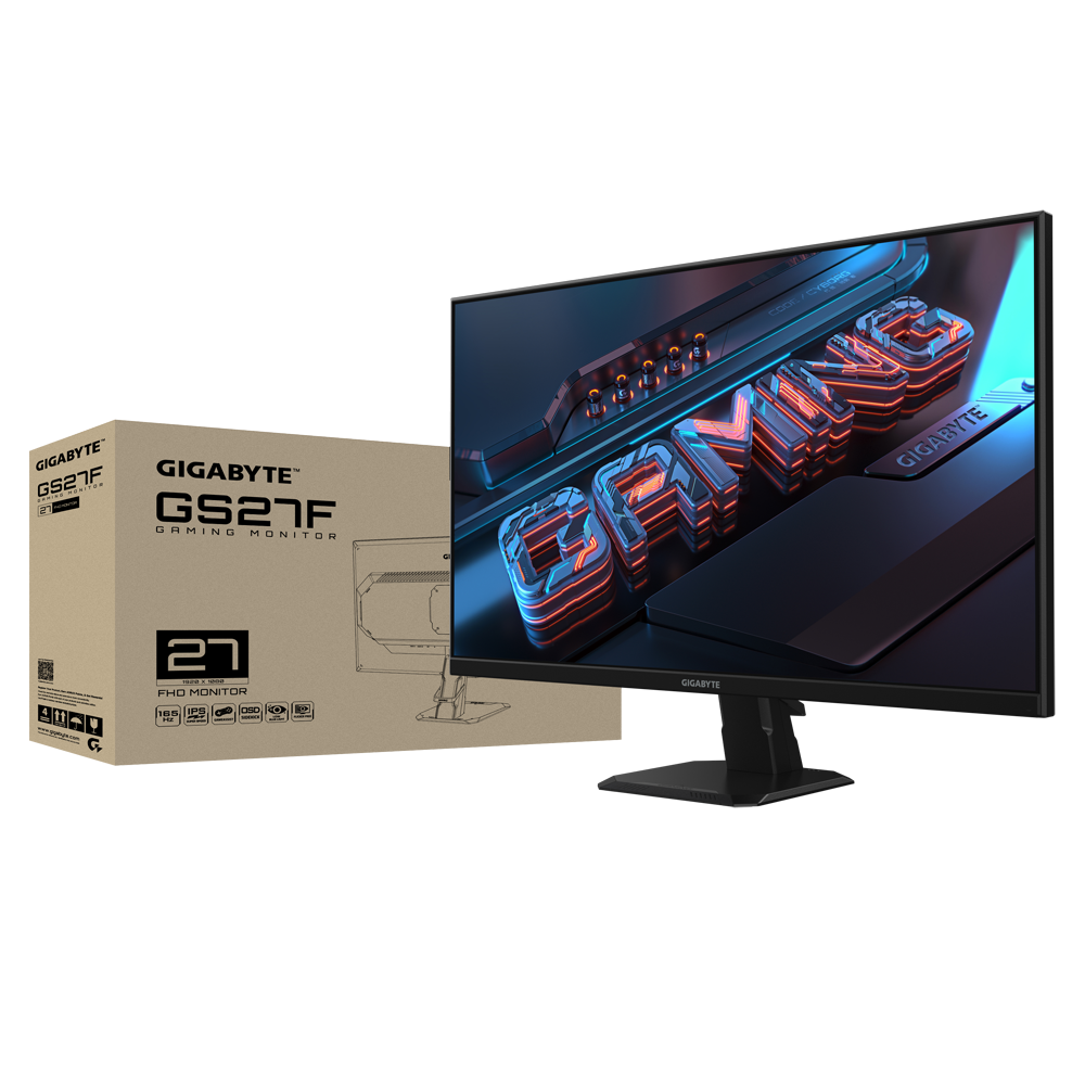 Gigabyte Monitor Gaming 27" SS IPS, Non-glare, Rezolutie: 1920 x 1080(FHD), Luminozitate: 300 cd/m2 (TYP), Contrast: 1000:1, Unghi vizualizare: 178°(H)/178°(V), Culori: 16.7M, Timp raspuns: 1ms, Refresh rate; 165Hz, HDR Ready, Flicker-free, Interfaata: 2 