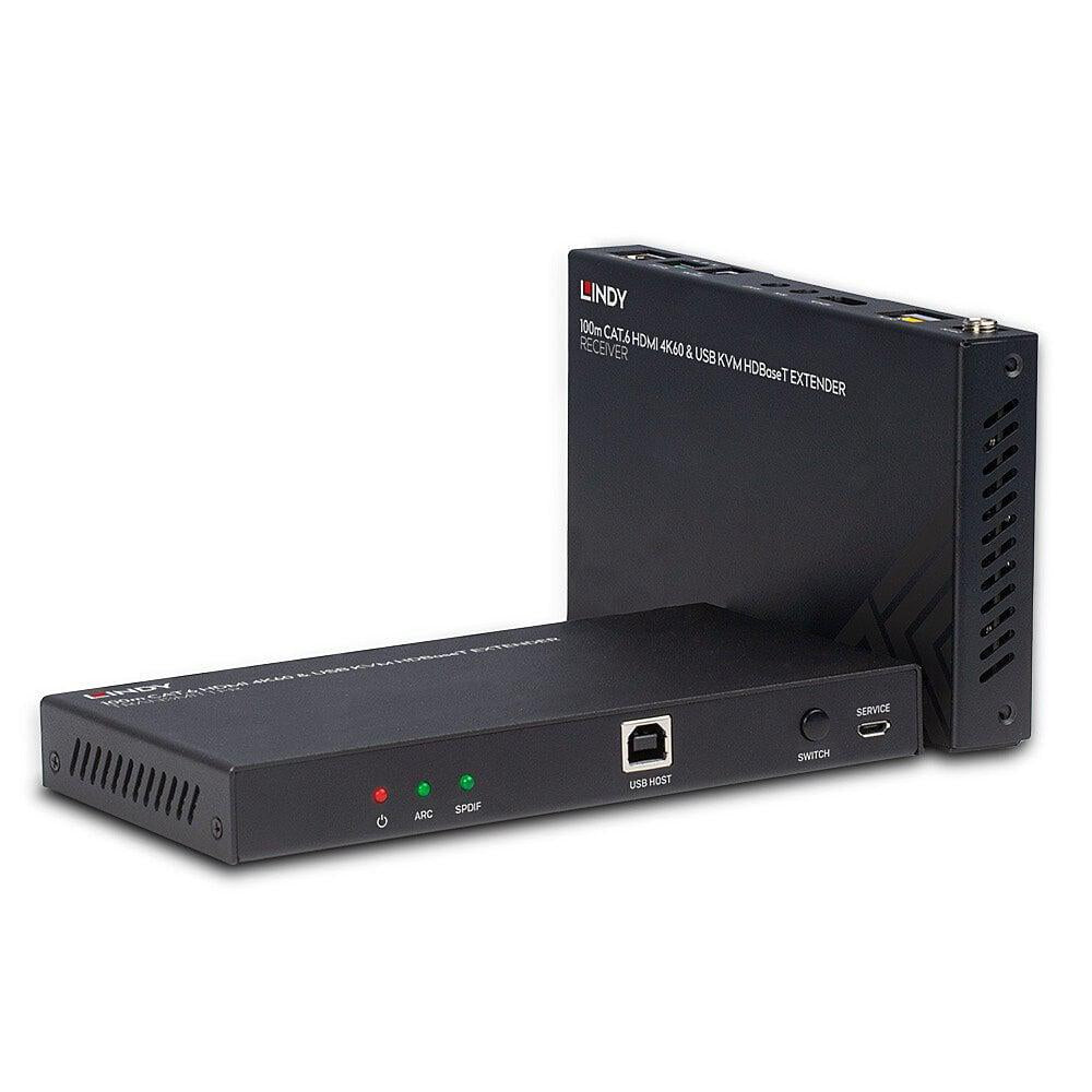 Lindy 100m Cat.6 HDMI 4K60 HDBaseT Kvm E (Lindy LY-38343 Kvm Extender 100m Cat.6 HDMI 4K60)