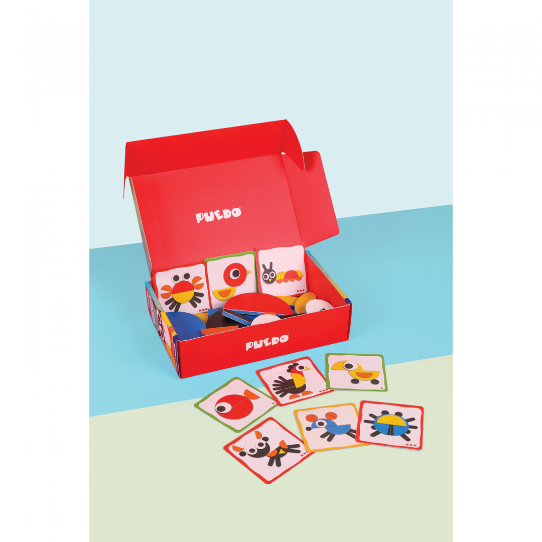 Puedo Toys JOC FORME COLORATE, 29 PIESE