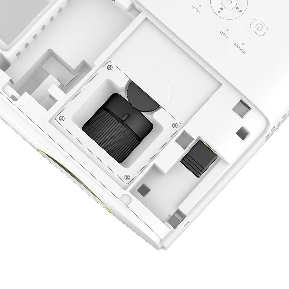 Videoproiector BenQ EH620, Smart, sali de conferinta, 3.400 lumeni, FHD 1920* 1080, 16:9, 15.000:1, lampa 15.000 ore, zoom 1.3x, PC in (D-sub 15pin), onitor out (D-sub 15pin), 2* HDMI, LAN (RJ45), USB Type A, USB Type Mini B, RS232 in (DB-9pin), boxe 2* 5