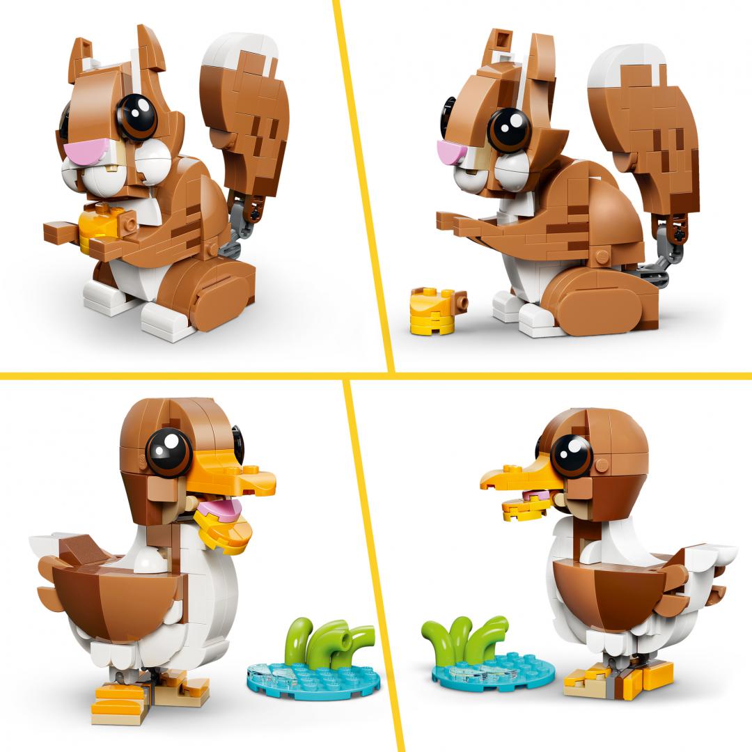ANIMALE ADORABILE: CATELUS  LEGO31382