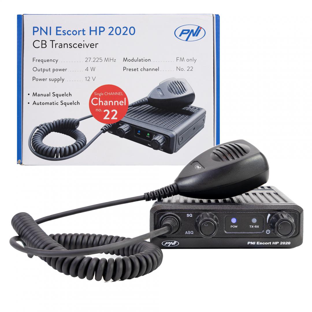 Pni Statie Radio Cb Pni Escort HP 2020 (Statie radio Cb Pni Escort HP 2020 un singur canal 22 frecventa 27.225 MHz)