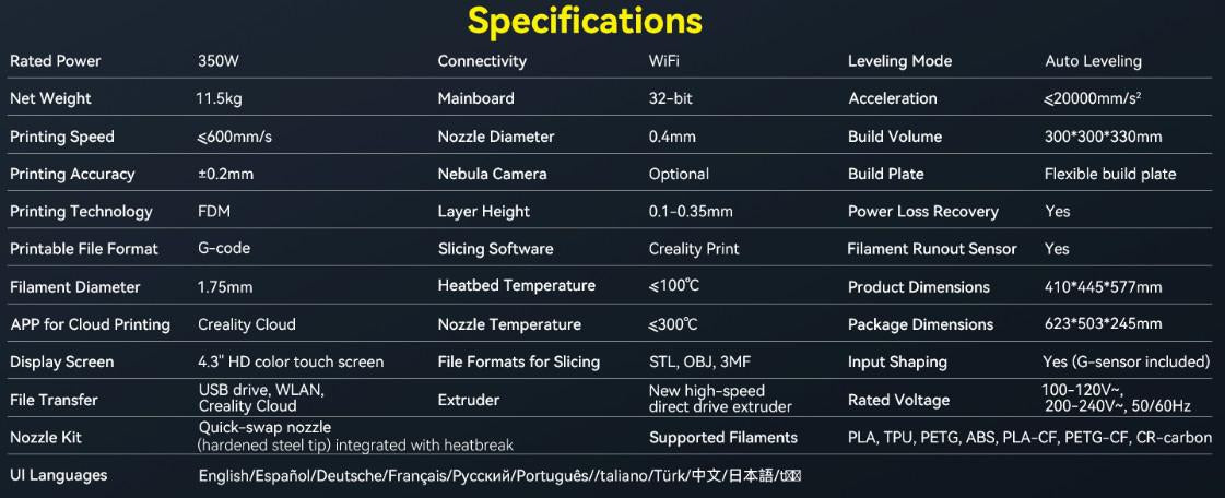 CREALITY ENDER-3 V3 PLUS 3D PRINTER