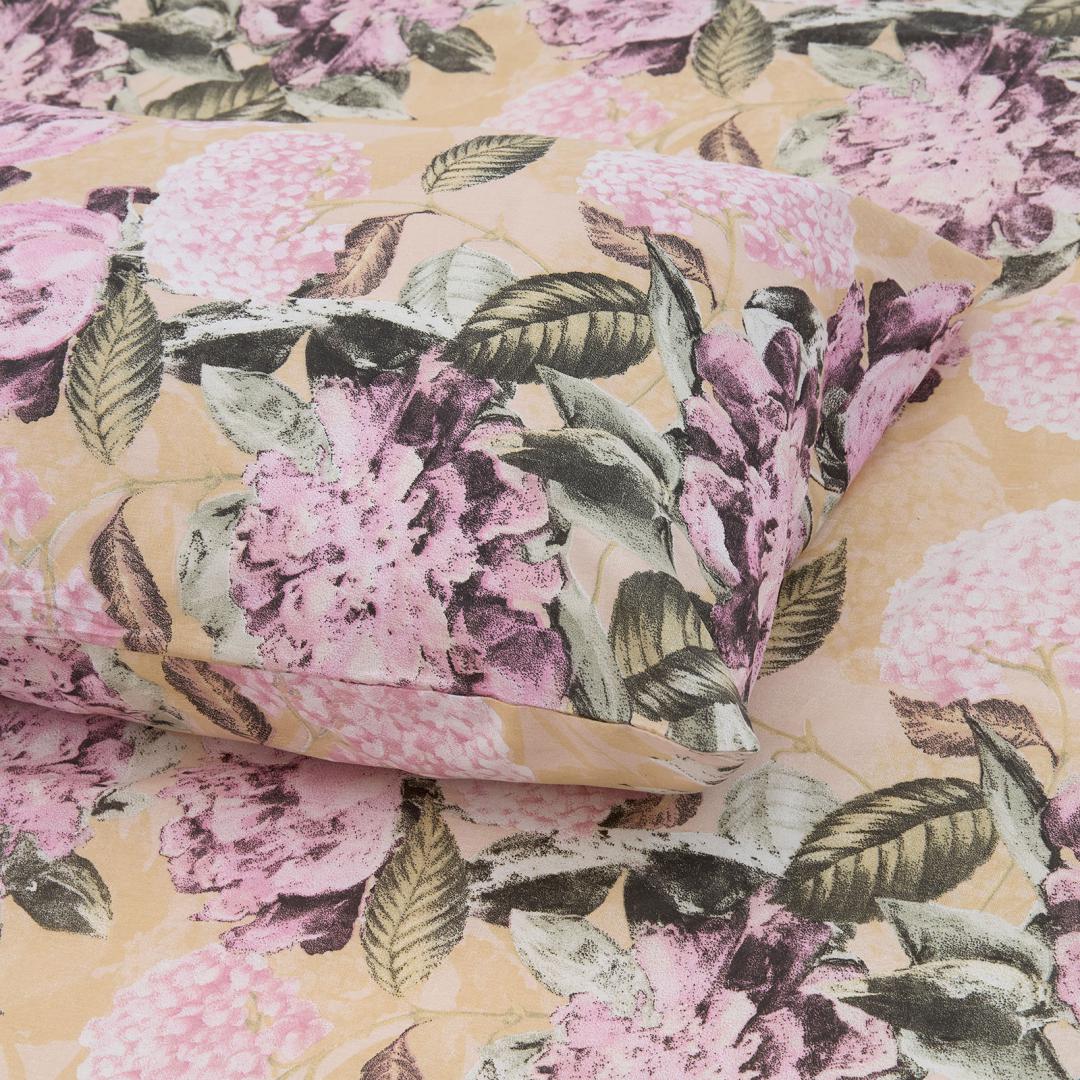 Vanora Set de pat king size bumbac,92 gsm,Peony