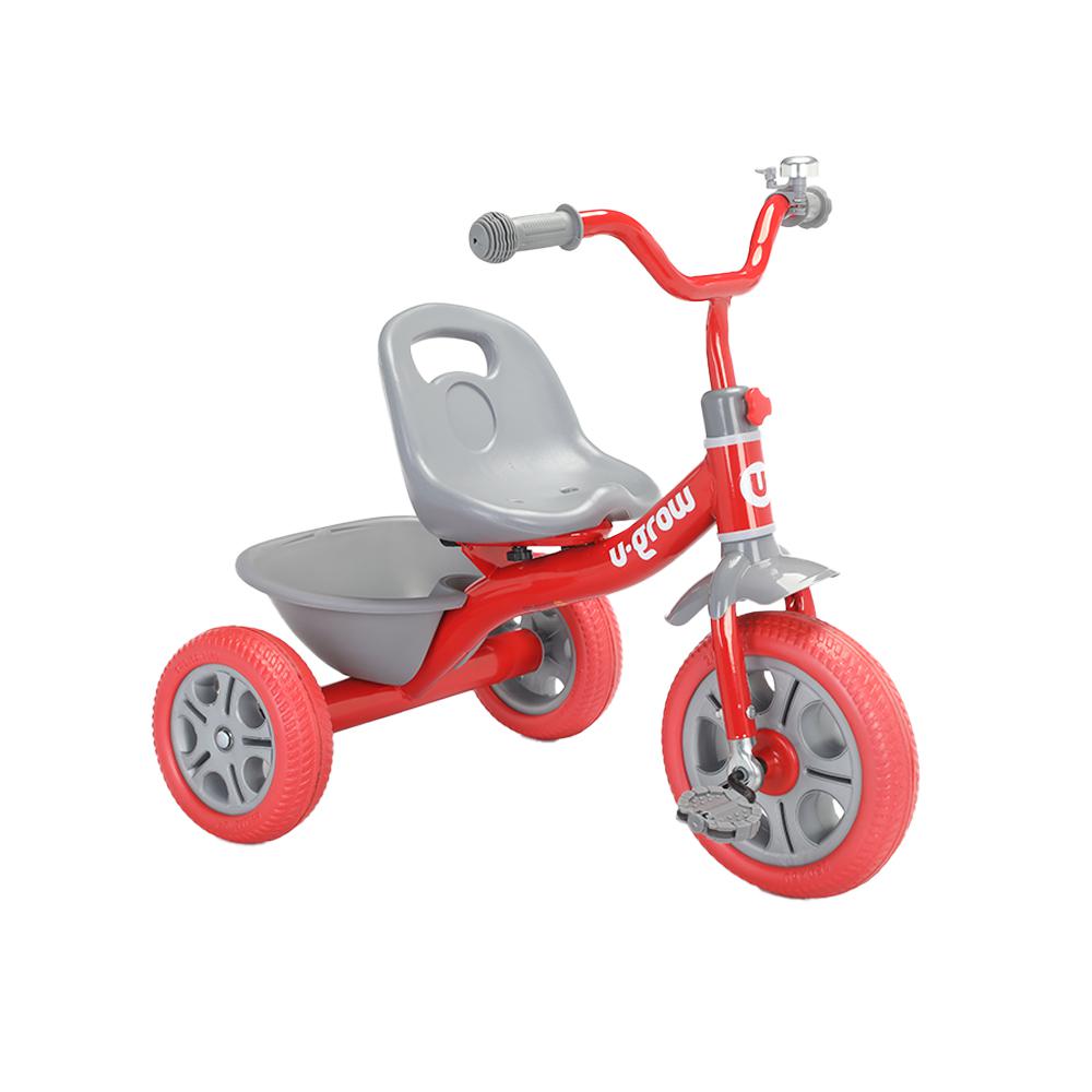 Tricicleta cu pedale U-Grow, rosie (Tricicleta cu pedale)