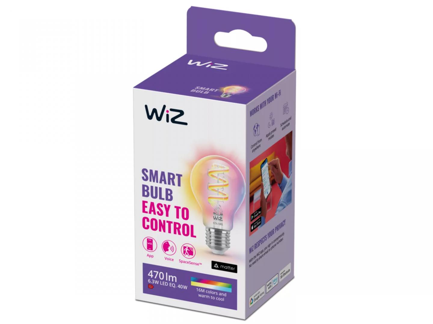 WIZ WI-FI BLE 40W A60 E27 822-65 RGB CL 1PF