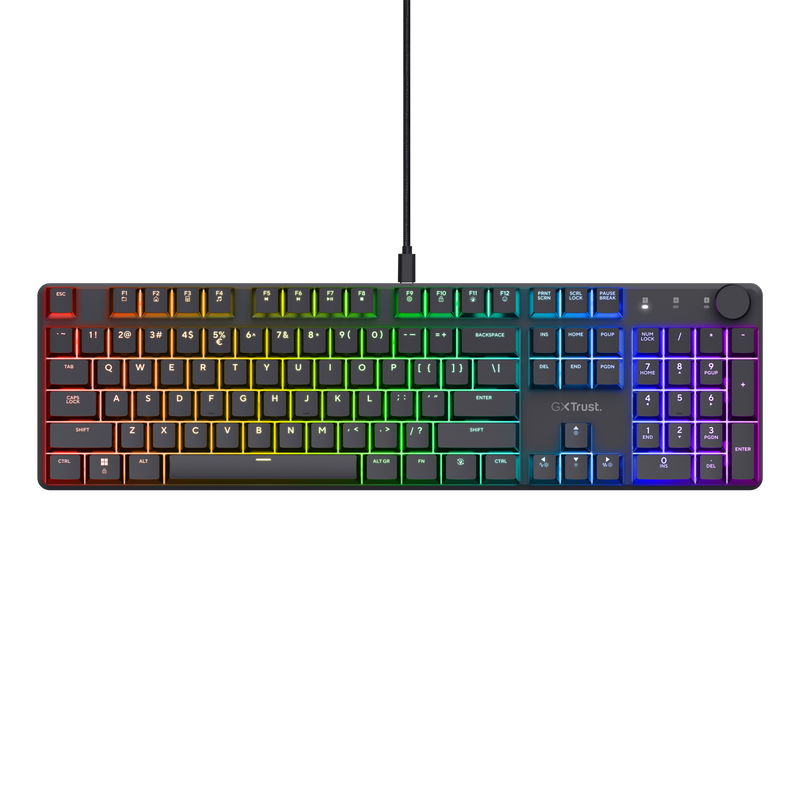 Tastatura Trust GXT 866 Torix cu fir, ng