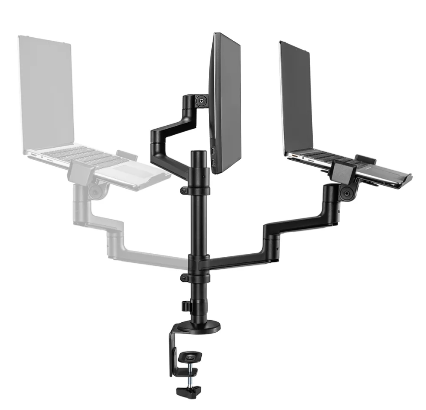 Neomounts Suport dublu laptop birou NM 17-27"