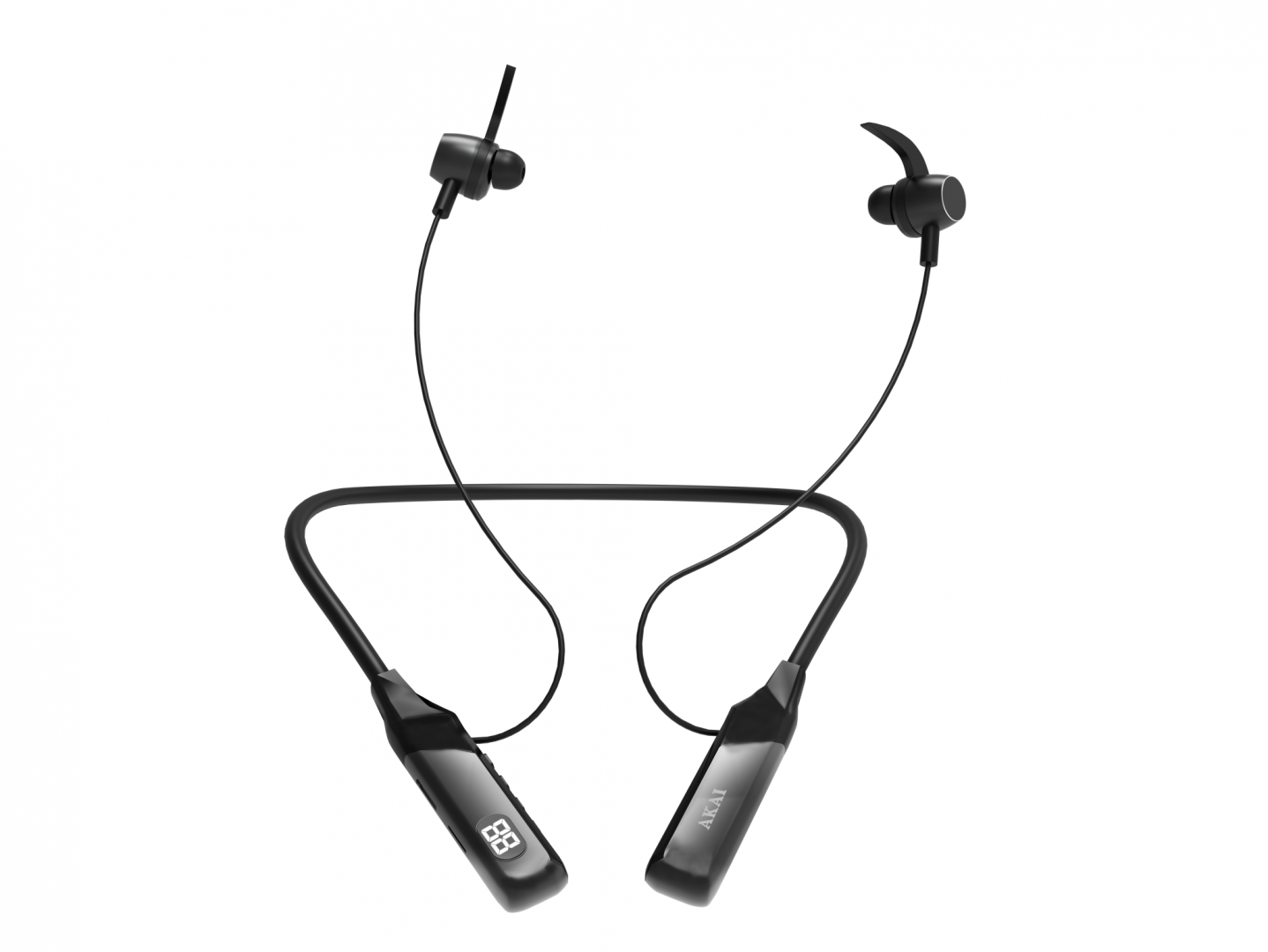 Casti Akai BTN-B100 BT bluetooth 5.3, 5V, negru