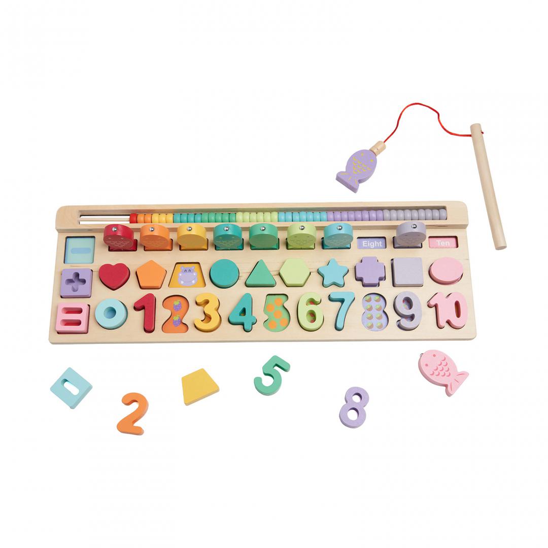 Joc Puzzle din Lemn, 4 in 1, 35 de Piese (joc Puzzle din Lemn)