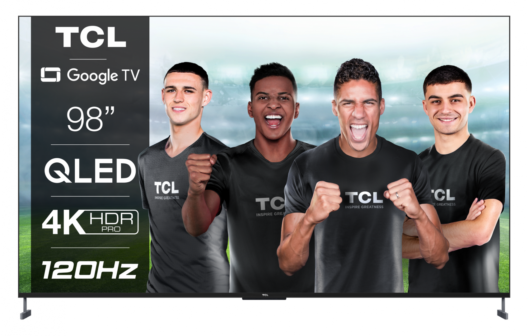 Televizor Smart QLED TCL 98C735 2,49 m (98") 4K Ultra HD Wi-Fi Negru