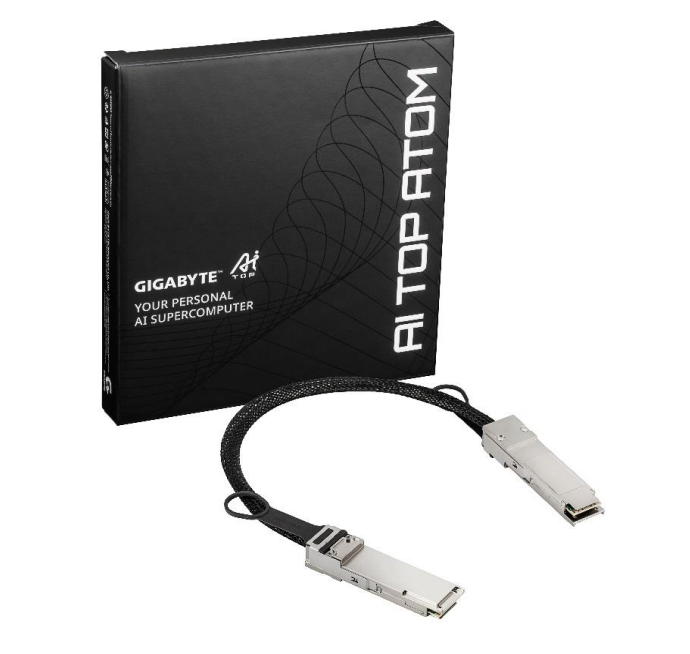 Gigabyte Cable Type SFP112 400Gbps Speed (cABLU Gigabyte  Type SFP112 400Gbps Speed 40CM)