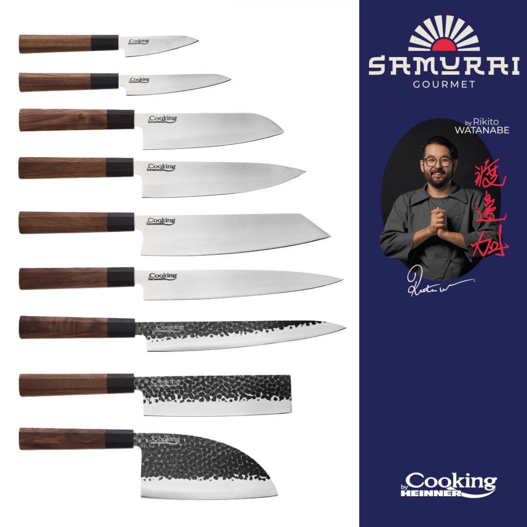 CUTIT GYUTO 23 CM, RIKITO WATANABE, SAMURAI GOURMET, COOKING BY HEINNER